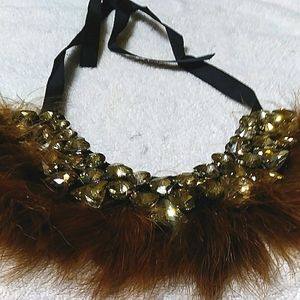 Feather Statement Necklace